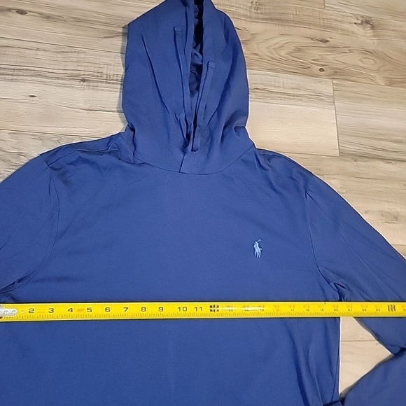 Polo Ralph Lauren Hoodie Shirt Mens Medium New Long Sleeve Pullover Casual Pony - Picture 8 of 9